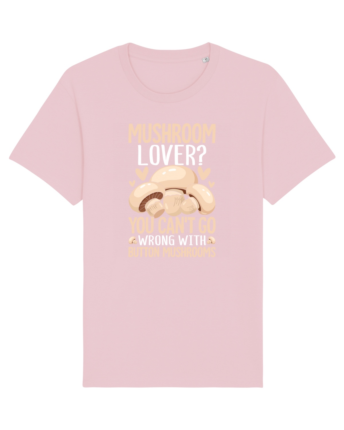 Tricou mânecă scurtă Unisex Rocker Cotton Pink