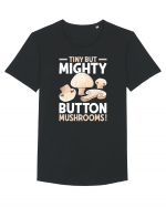 Tiny but mighty button mushrooms! Tricou mânecă scurtă guler larg Bărbat Skater