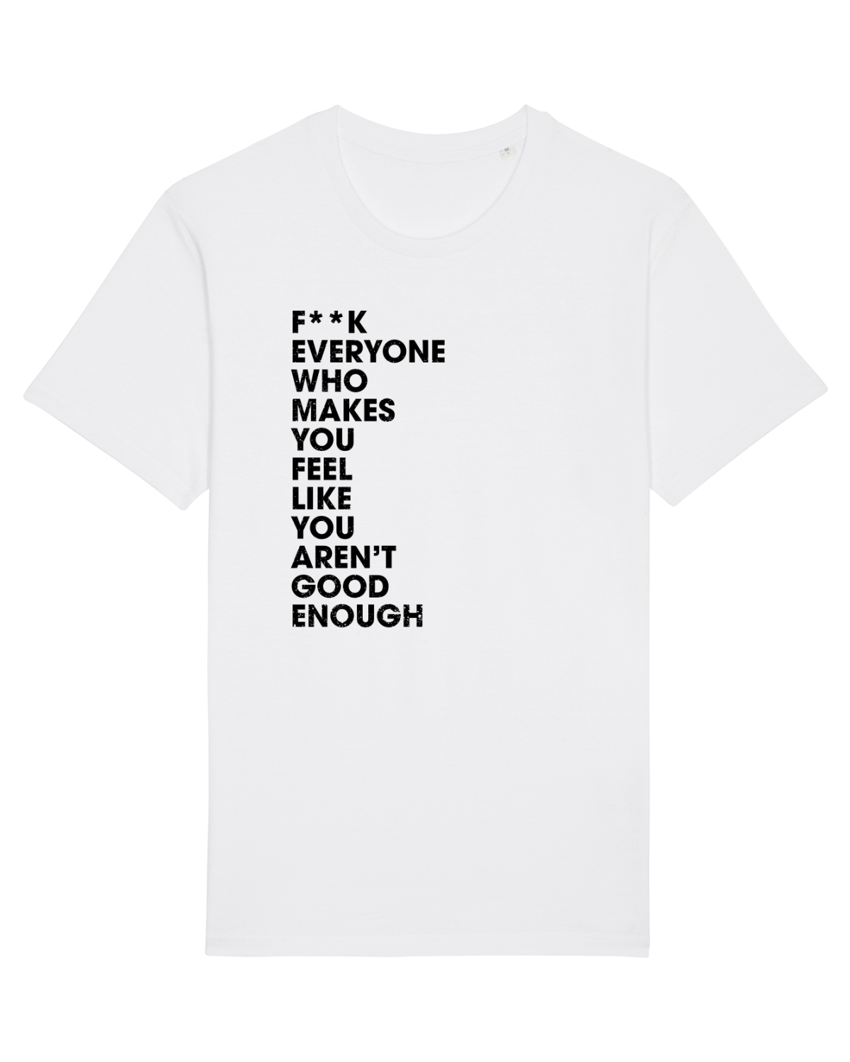 Tricou mânecă scurtă Unisex Rocker White