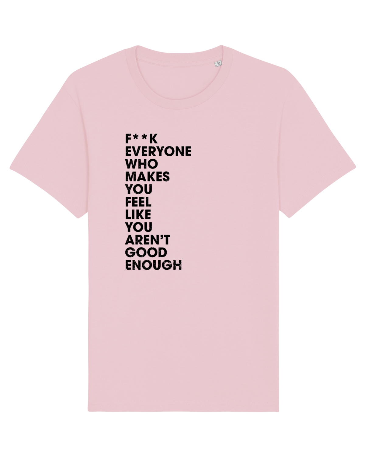 Tricou mânecă scurtă Unisex Rocker Cotton Pink