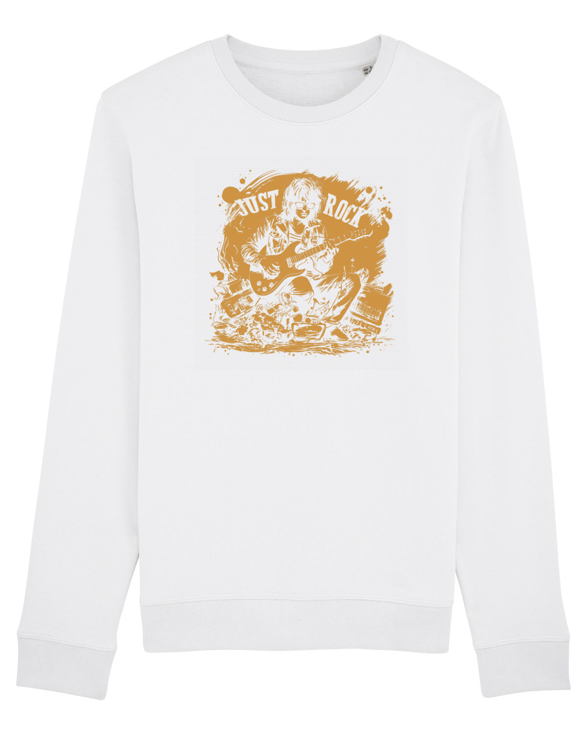 Bluză mânecă lungă Unisex Rise White