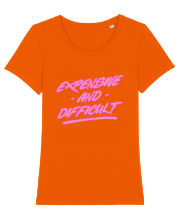 Expensive and Difficult Bright Orange