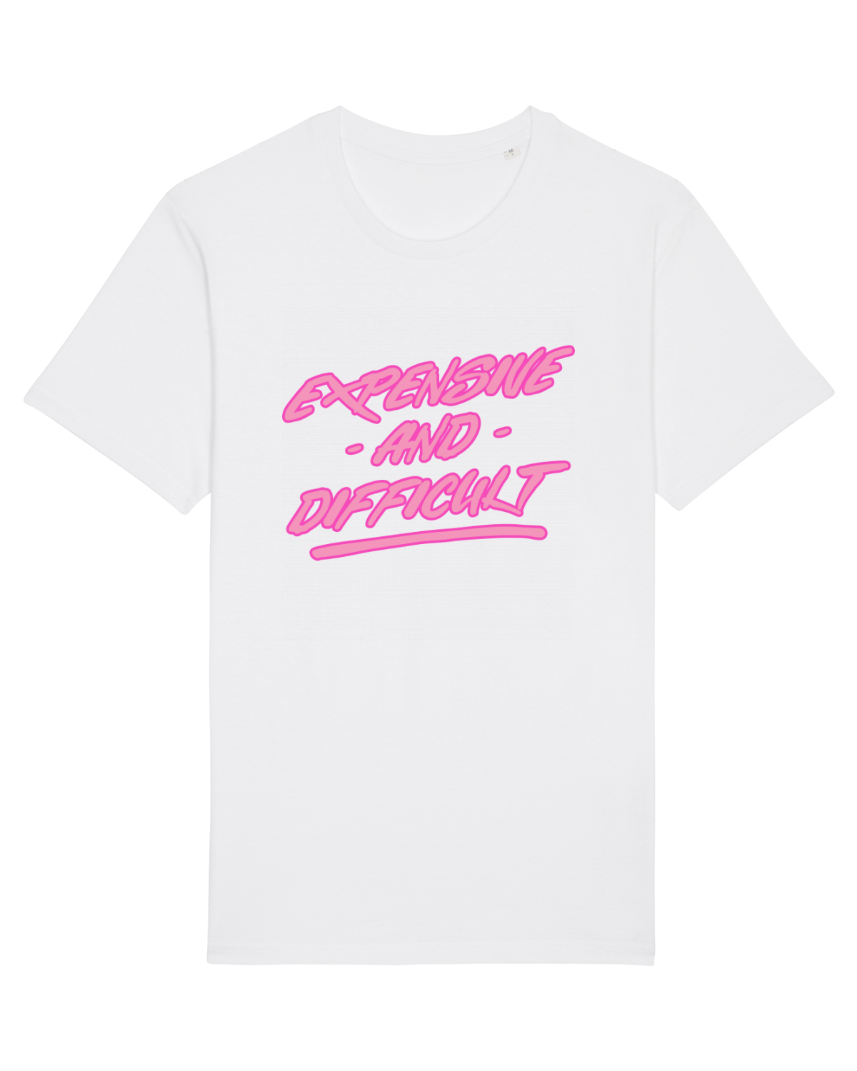 Tricou mânecă scurtă Unisex Rocker White