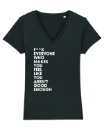 You are ok Tricou mânecă scurtă guler V Damă Evoker