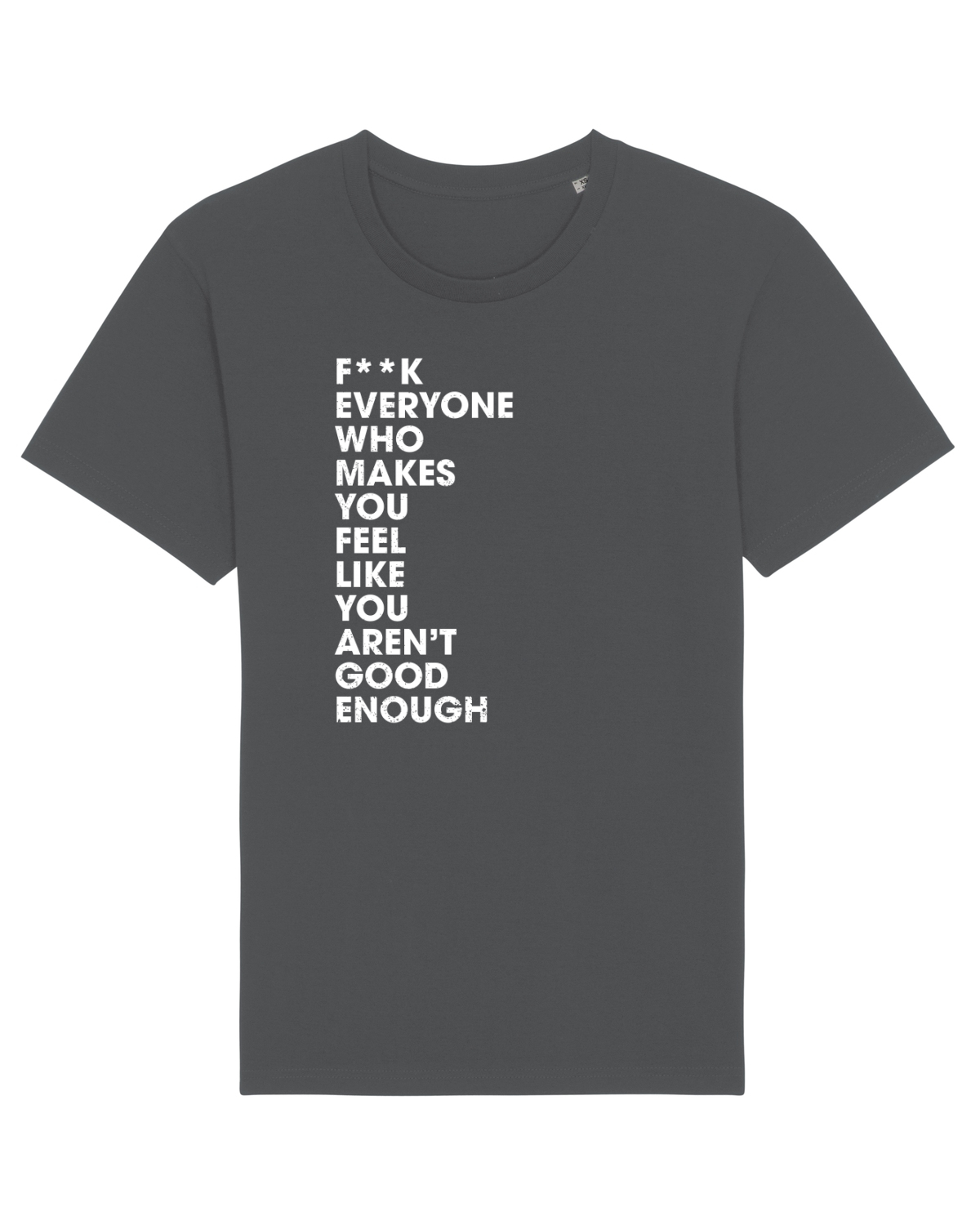 Tricou mânecă scurtă Unisex Rocker Anthracite
