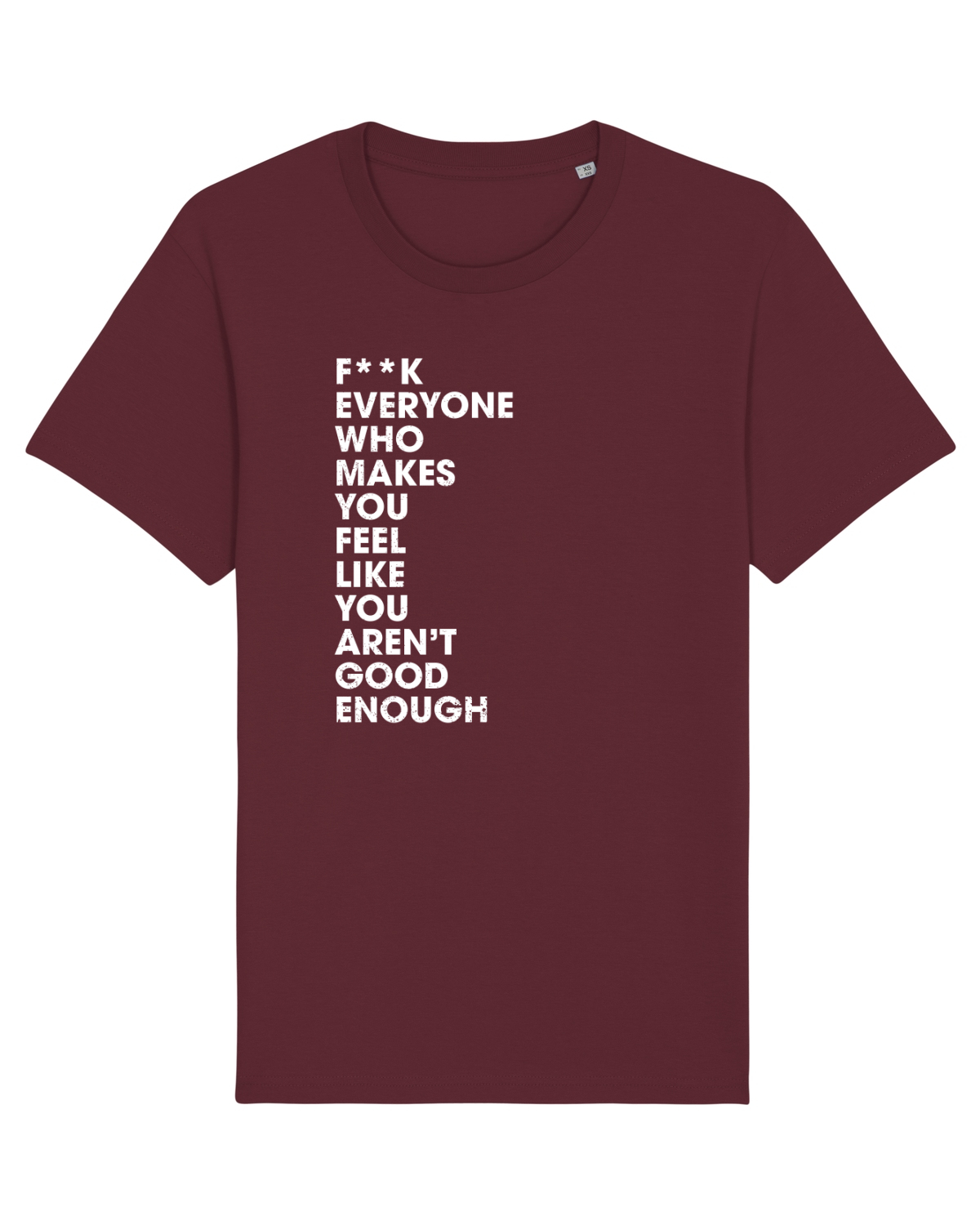 Tricou mânecă scurtă Unisex Rocker Burgundy