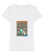 Buying with likes Tricou mânecă scurtă guler V Damă Evoker