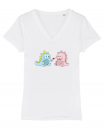 bubble bobble Tricou mânecă scurtă guler V Damă Evoker