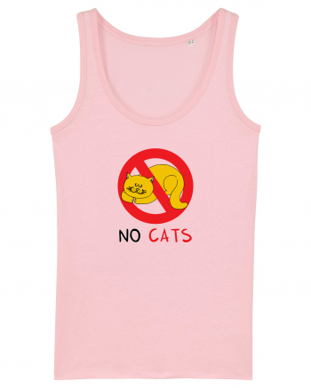 No cats Cotton Pink