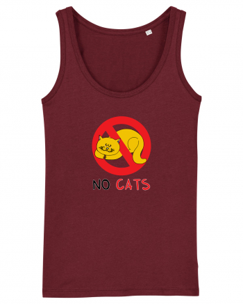 No cats Burgundy