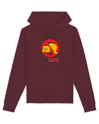 No cats Burgundy