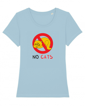 No cats Sky Blue