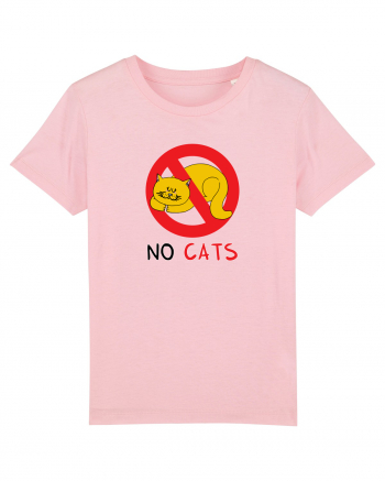 No cats Cotton Pink