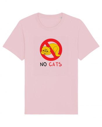 No cats Cotton Pink