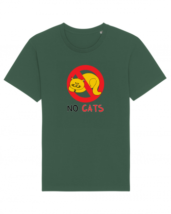 No cats Bottle Green