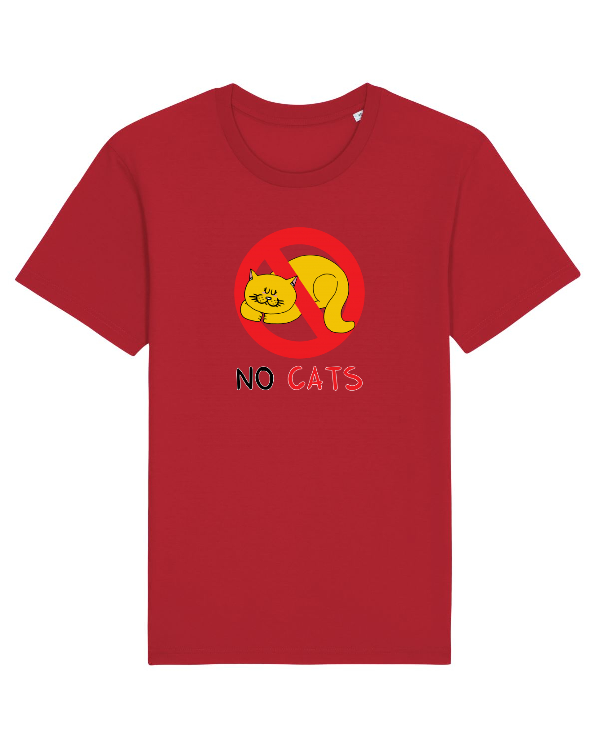 Tricou mânecă scurtă Unisex Rocker Red