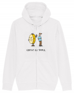 Certat cu timpul Hanorac cu fermoar Unisex Connector