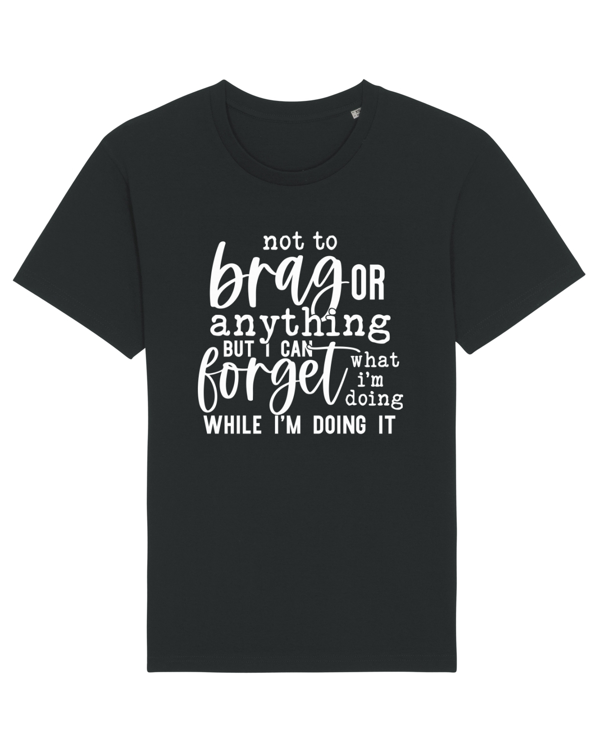 Tricou mânecă scurtă Unisex Rocker Black