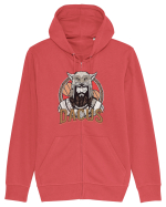 Spirit de Dac - Dacus Warrior - Lupul Dacic Hanorac cu fermoar Unisex Connector