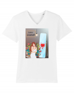 Love yourself Tricou mânecă scurtă guler V Bărbat Presenter