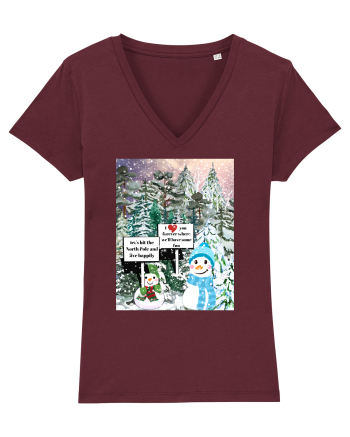 Snowlovers Burgundy