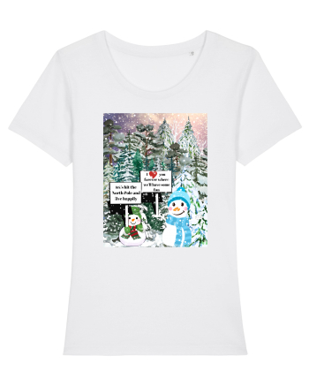 Snowman Snowlovers White