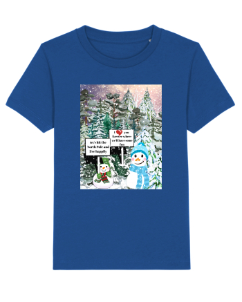 Snowman Snowlovers Majorelle Blue