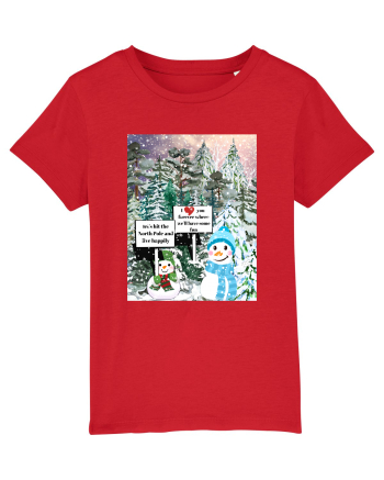 Snowman Snowlovers Red