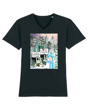 Snowman Snowlovers Black