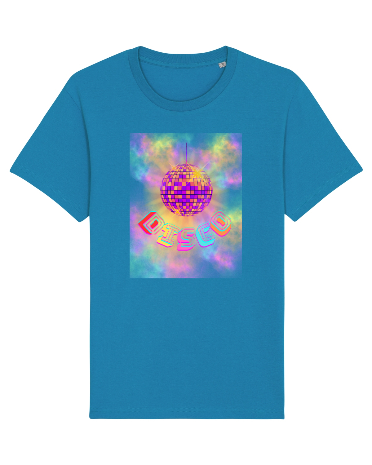Tricou mânecă scurtă Unisex Rocker Azur