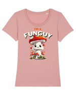 funguy 2 Tricou mânecă scurtă guler larg fitted Damă Expresser