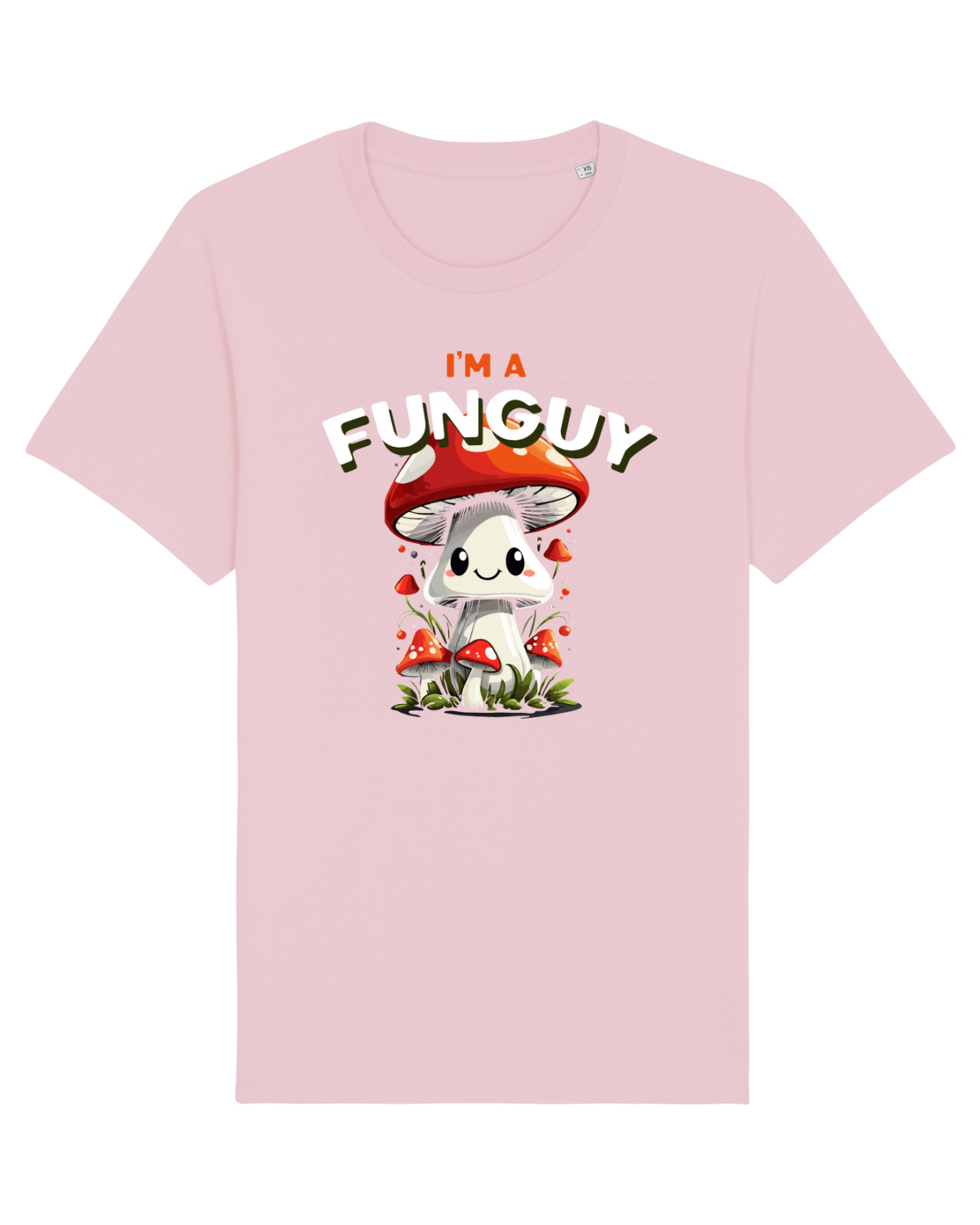Tricou mânecă scurtă Unisex Rocker Cotton Pink