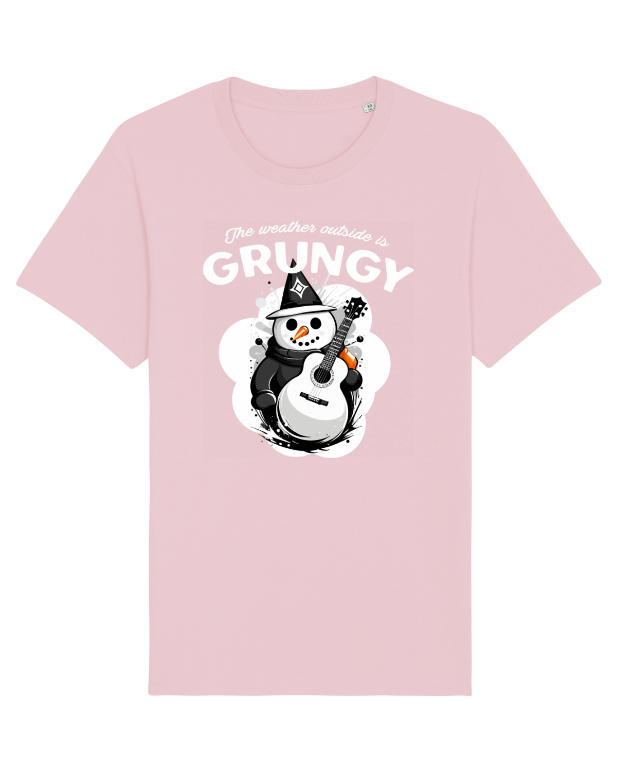 Tricou mânecă scurtă Unisex Rocker Cotton Pink