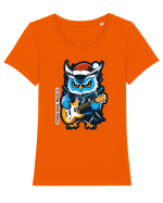 Pampsy - rock Tricou mânecă scurtă guler larg fitted Damă Expresser