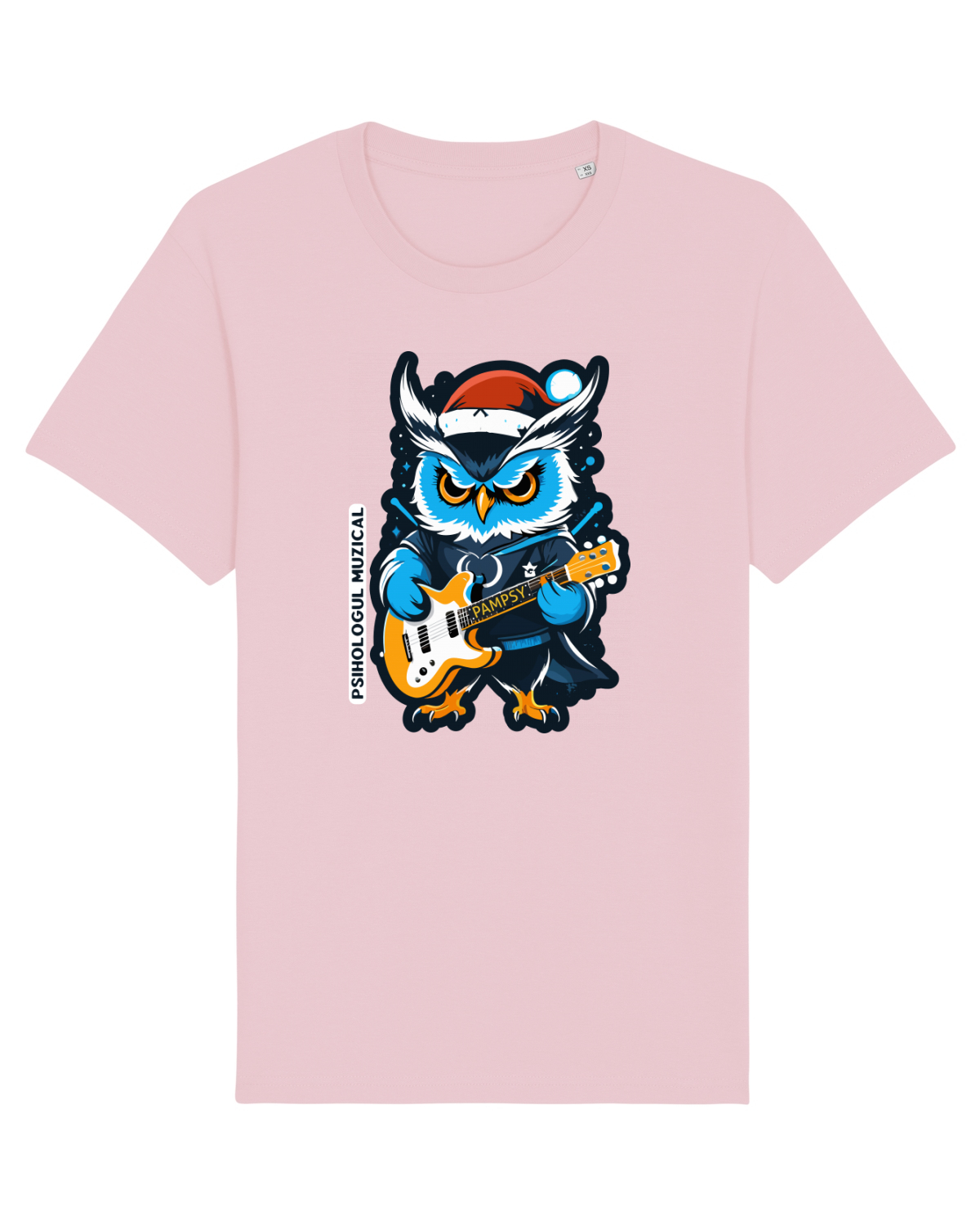 Tricou mânecă scurtă Unisex Rocker Cotton Pink