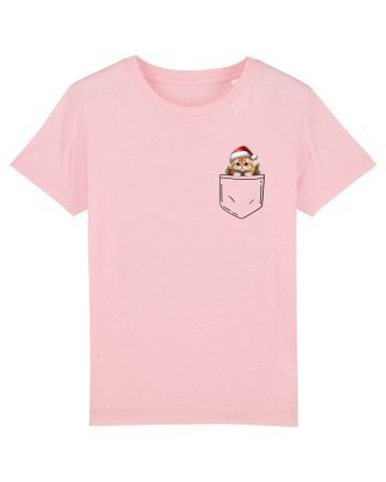 de Crăciun cu pisică in buzunar v02 Cotton Pink