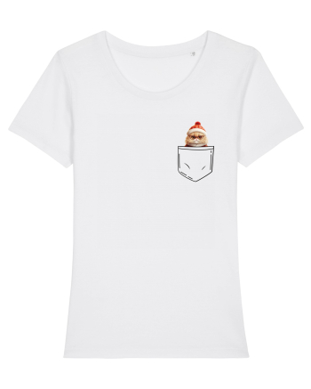 de Crăciun cu pisică in buzunar v03 White