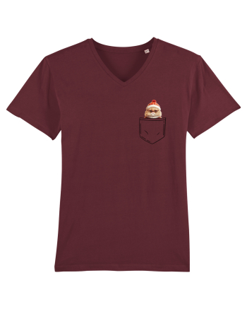 de Crăciun cu pisică in buzunar v03 Burgundy