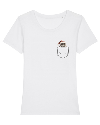 de Crăciun cu pisică in buzunar v06 White