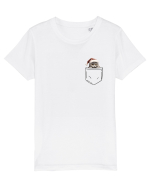 de Crăciun cu pisică in buzunar v06 Tricou mânecă scurtă  Copii Mini Creator