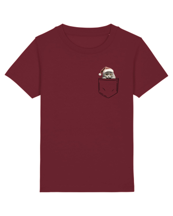 de Crăciun cu pisică in buzunar v06 Burgundy
