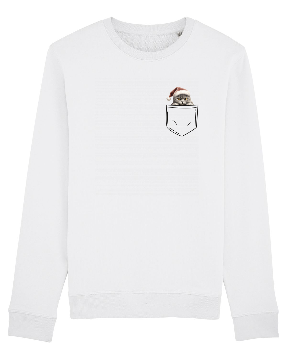 Bluză mânecă lungă Unisex Rise White