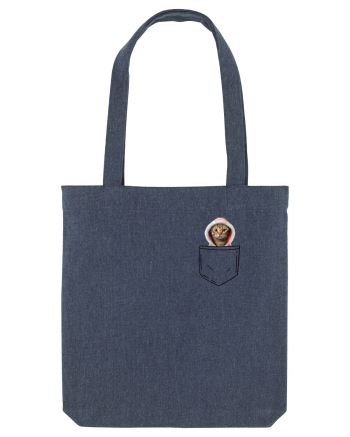 de Crăciun cu pisică in buzunar v07 Midnight Blue
