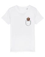 de Crăciun cu pisică in buzunar v07 Tricou mânecă scurtă  Copii Mini Creator