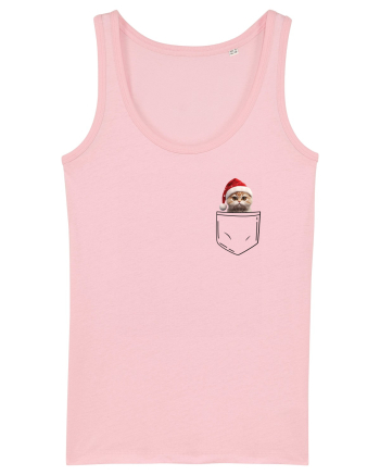 de Crăciun cu pisică in buzunar v11 Cotton Pink