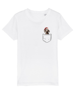 de Crăciun cu cățel in buzunar - Weimaraner Tricou mânecă scurtă  Copii Mini Creator