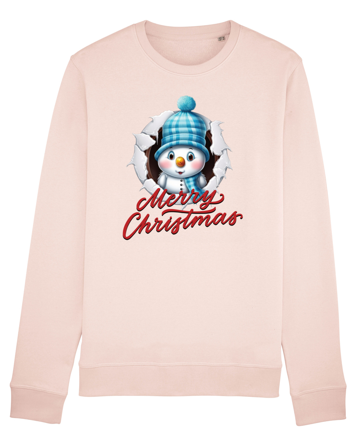 Bluză mânecă lungă Unisex Rise Candy Pink