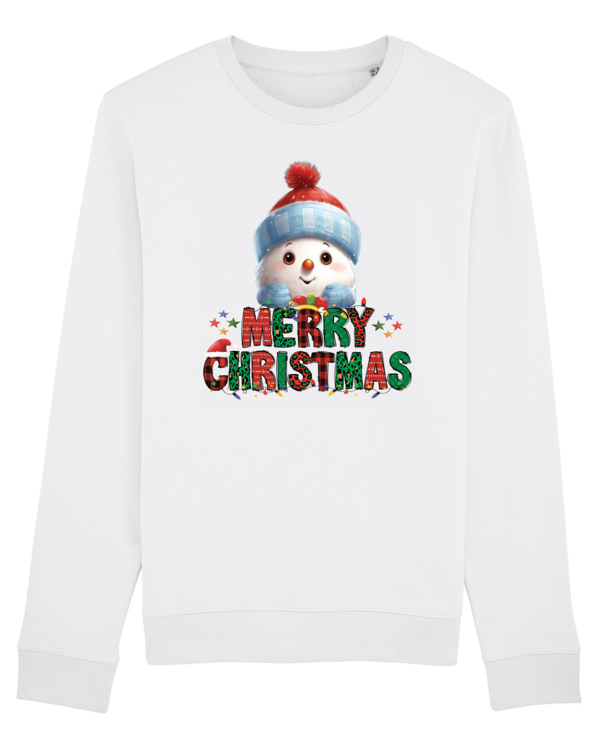 Bluză mânecă lungă Unisex Rise White
