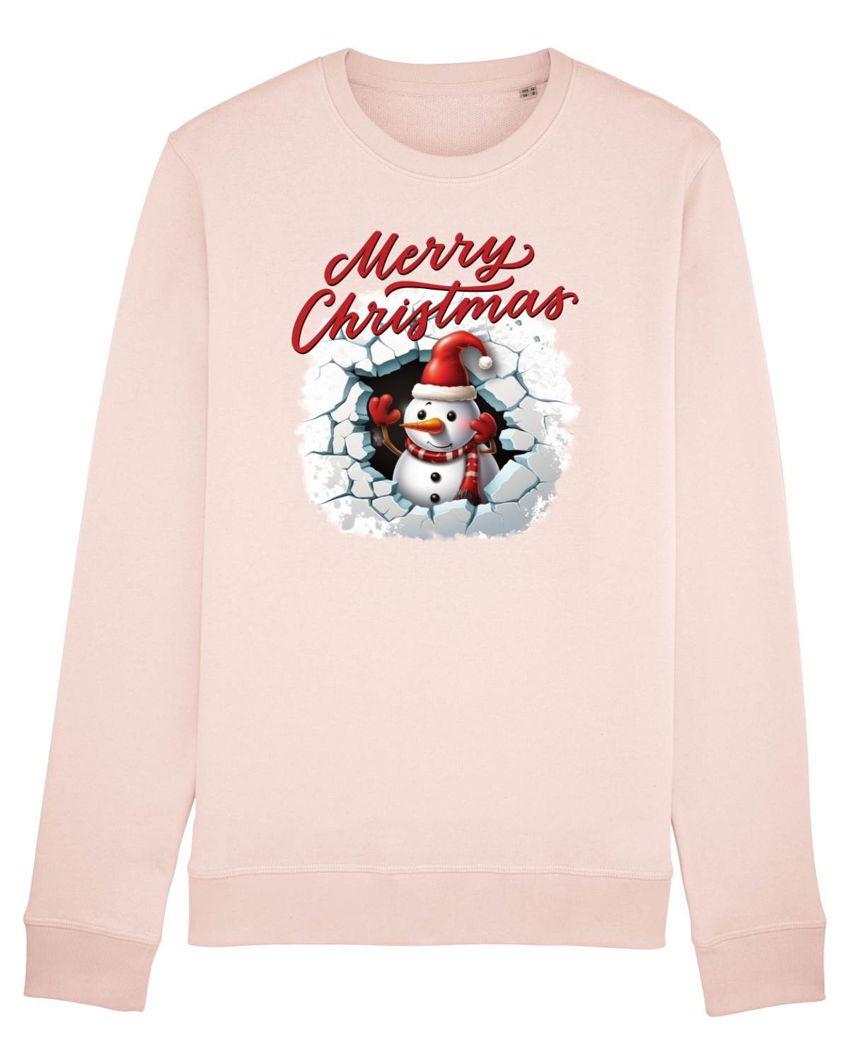 Bluză mânecă lungă Unisex Rise Candy Pink