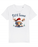 de Craciun cu pui de ren - Let it snow Tricou mânecă scurtă  Copii Mini Creator